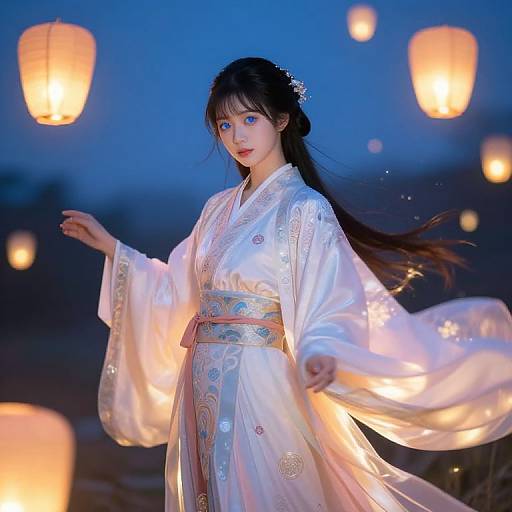 Ethereal Japanese Fantasy at Twilight