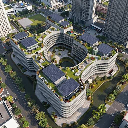 Futuristic Eco-Friendly Urban Development