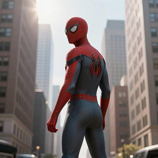 Urban Spider-Man in Photorealistic Style