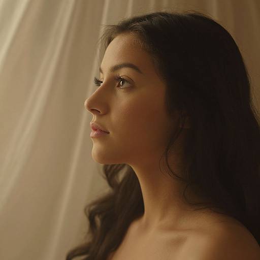 Hyperrealistic Portrait of Latin Woman