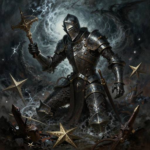 Twisted Void Knight in Darkness