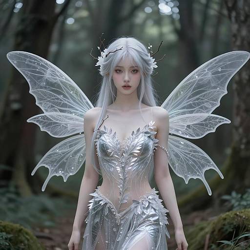 Ethereal Fairy in a Mystical Forest