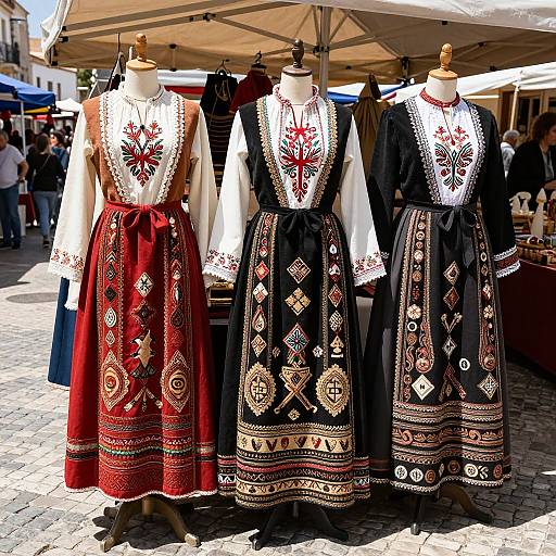 Sicilian Traditional Dress Market Display