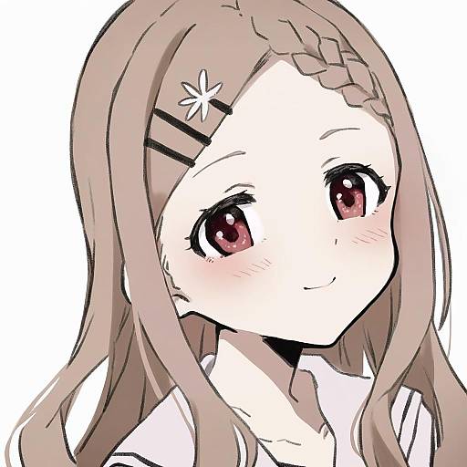 Illustration of Aoba kokona, yama no susume in the style of Chigasaki yukari