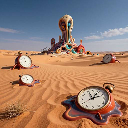 Surreal Bug's-Eye Dreamscape