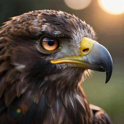 Hyper-Detailed Eagle Eye Close-Up