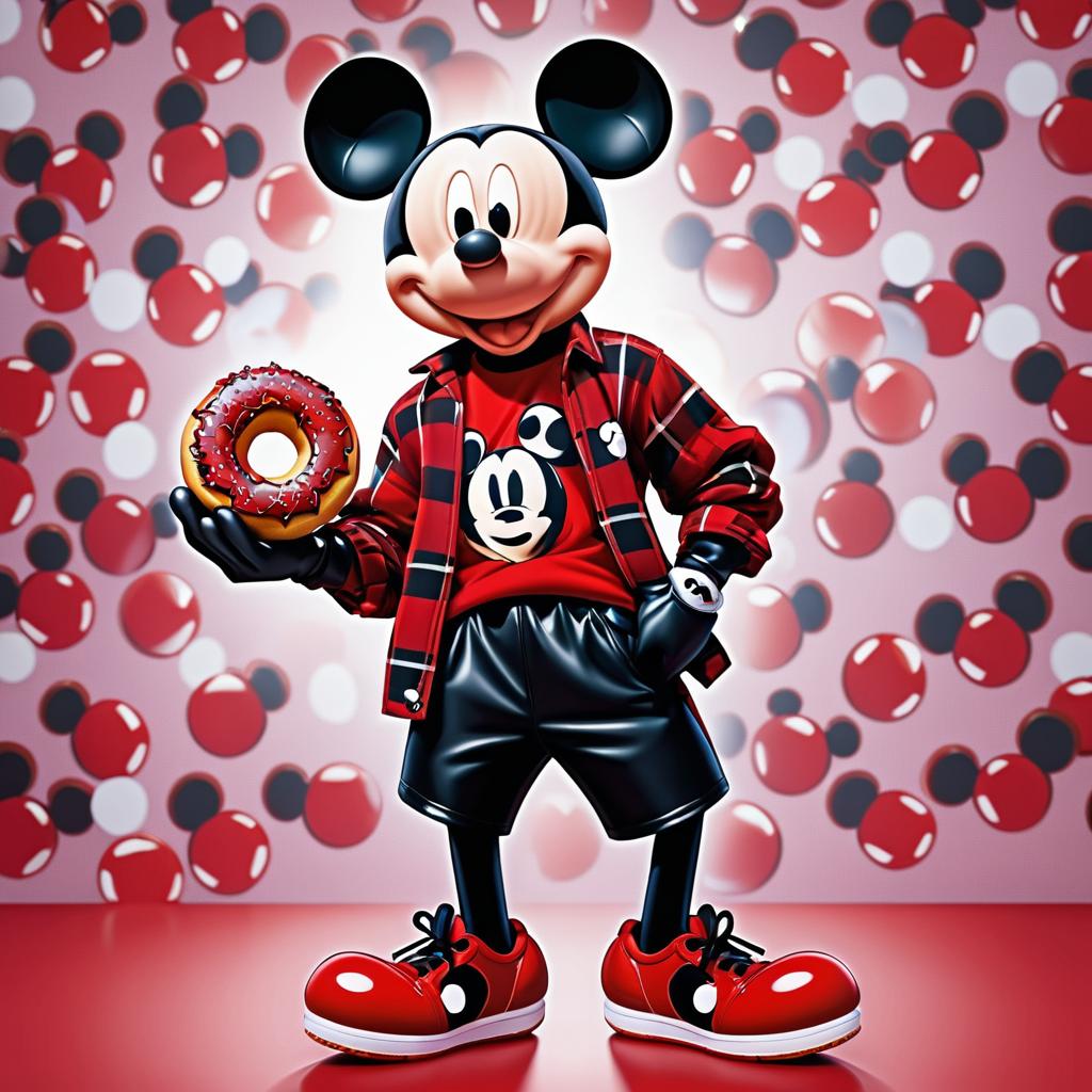 Hip-Hop Mickey Mouse with Donut Delight