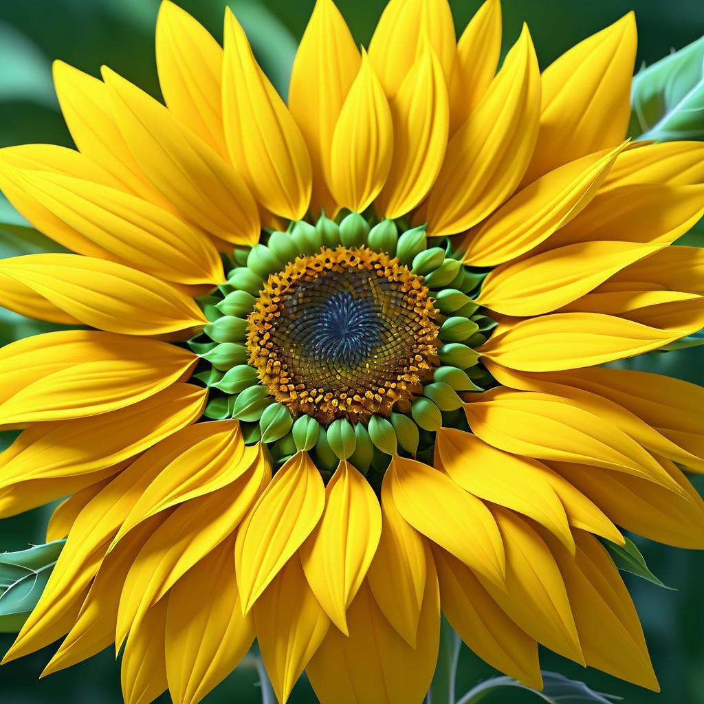 Playful Puppy-Shaped Sunflower Art