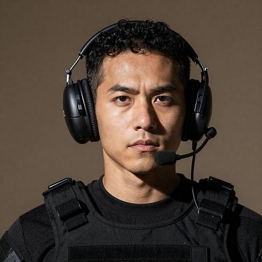 Tactical Operator in Dramatic Light