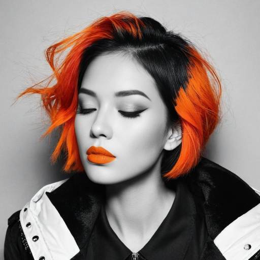 Vibrant Portrait of a Sleeping Beauty
