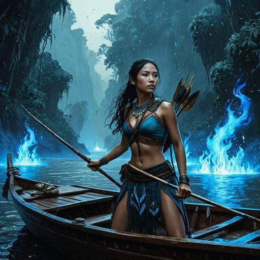 Amazon Huntress on River Styx