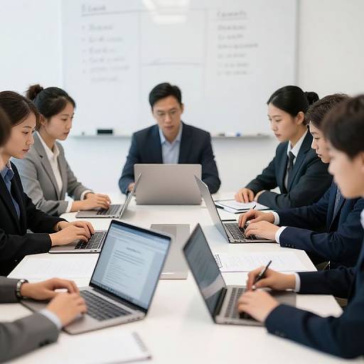 Business Team Collaboration Meeting