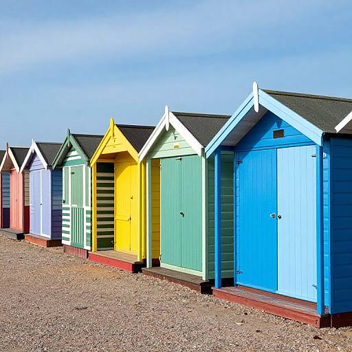 Charming Beach Huts in Scarborough