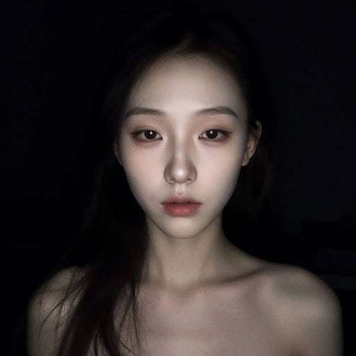 Lo-Fi Cinematic Portrait of EGirl