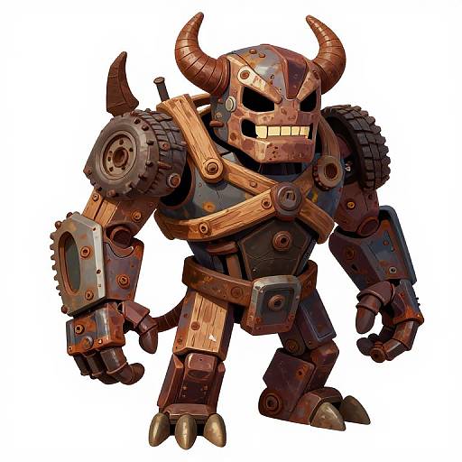 Rusty Golem Video Game Avatar