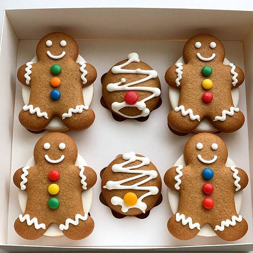 Festive Gingerbread Man Cupcakes