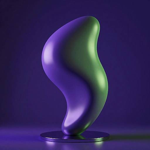 Futuristic Metallic Sculpture Lighting