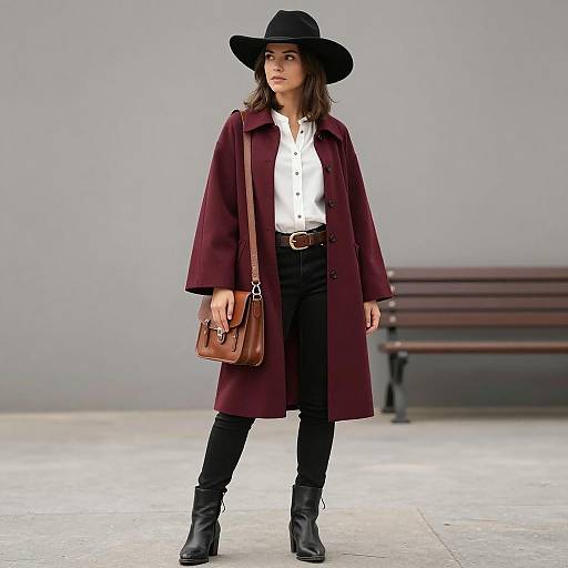 Young Woman in Stylish Zorro-Inspired Outfit