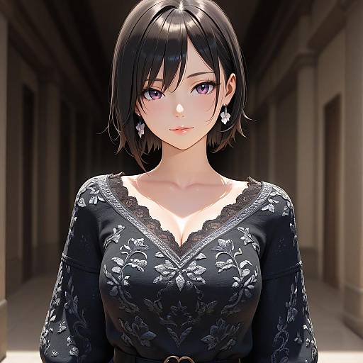 3D Street Fashion Portrait Masterpiece