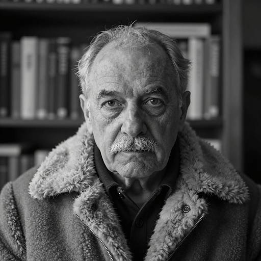 Intense Portrait of an Older Man