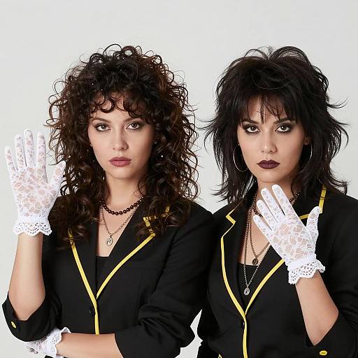 Retro 80s Glam with Bold Hairstyles