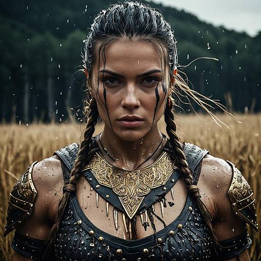 Viking Female Warrior Portrait