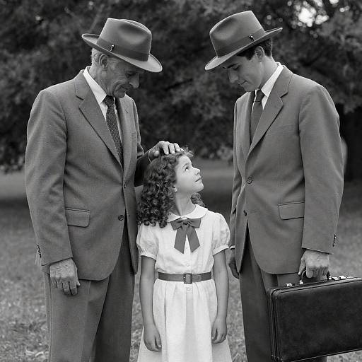 Charming Outdoor Portrait of Three Characters
