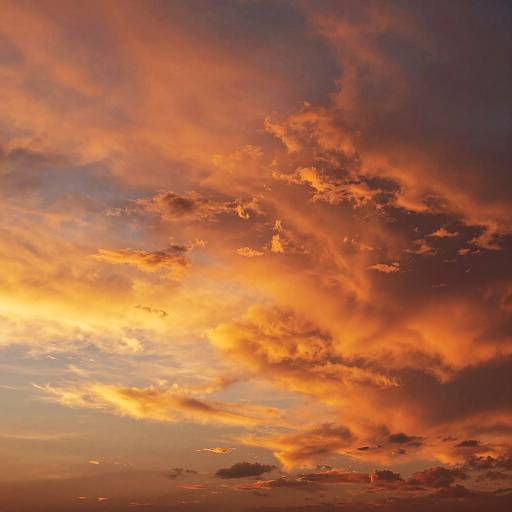 Impressionist Dreamy Sunset Sky