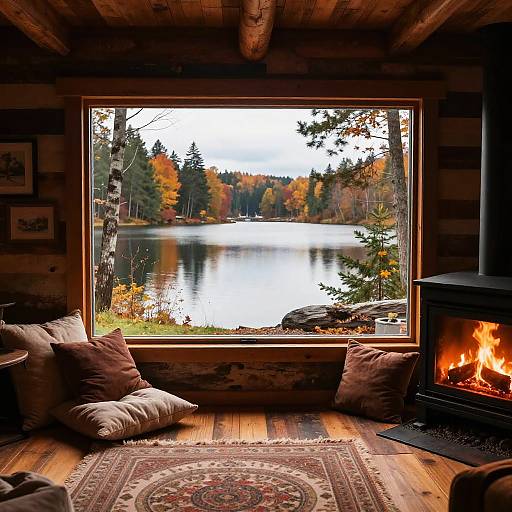 Rustic Cabin Retreat with Lake View