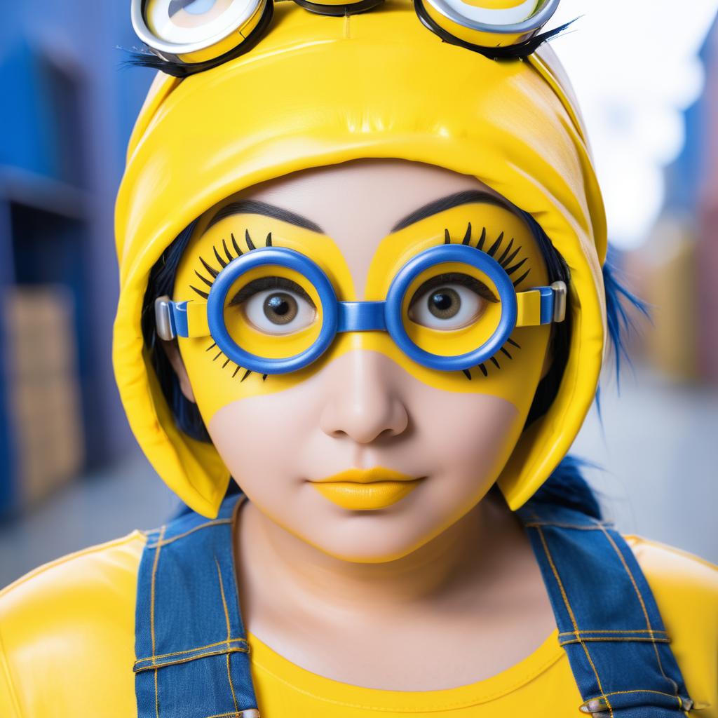 Fantasy Minion Transformation with Makeup