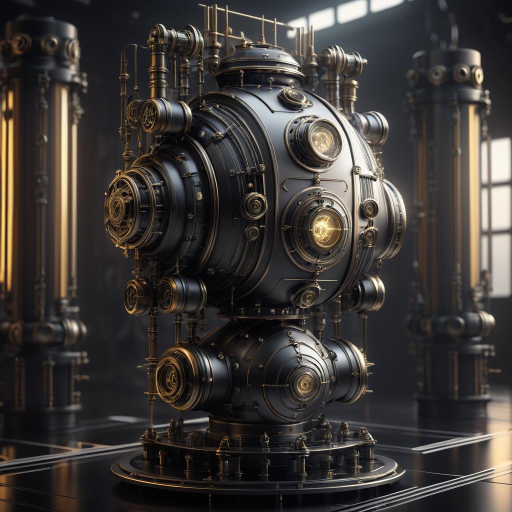 Intricate Steampunk Robot in Stunning 8K