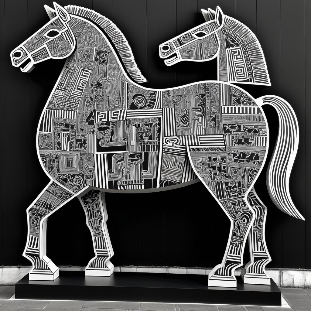 Contemporary Trojan Horse: Haring Meets Bewick