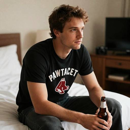 Casual Portrait of a Man Relaxing