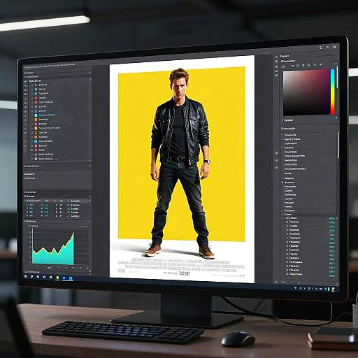 Futuristic Bold Minimalist Movie Poster