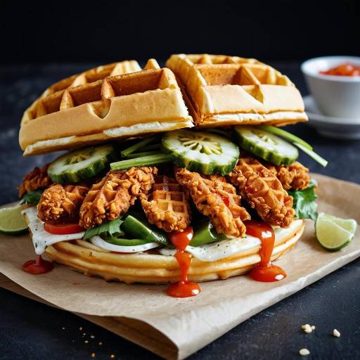 Stunning Fusion Cuisine Togarashi Sandwich