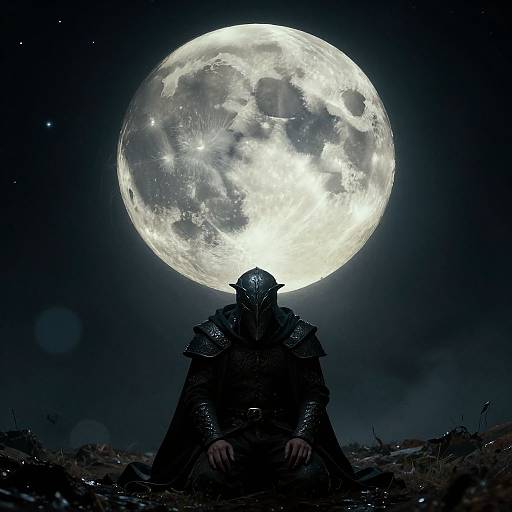 Epic Cinematic Fantasy Moon Explosion