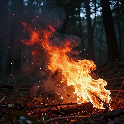 Sukana Fire Arrow in Dark Forest