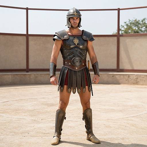 American Gladiator in Arena