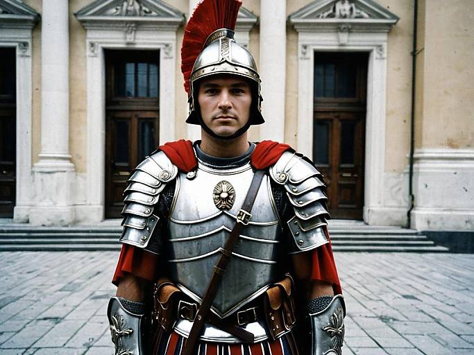 Roman Soldier Adult Costume Face Swap