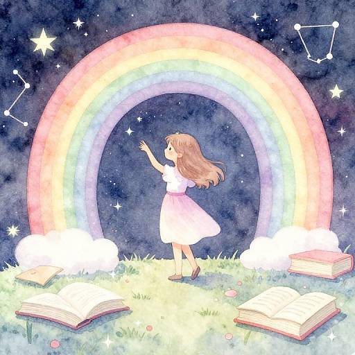 Dreamy Pastel Watercolour Imagination