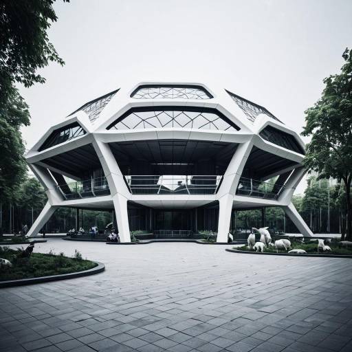 Futuristic Urban Zoo Pavilion Design Concept