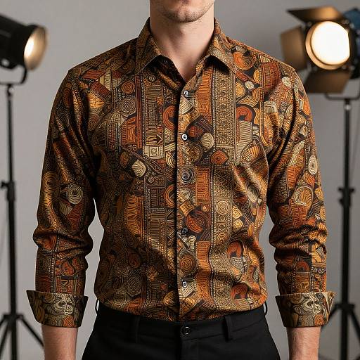 Bold Print Shirt Studio Showcase