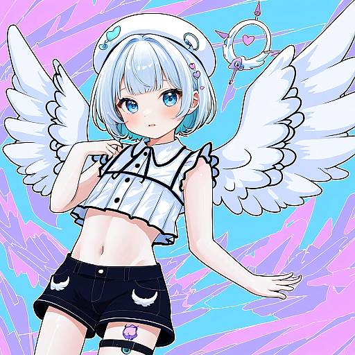 Illustration of Amemiya nazuna, vshojo in the style of Buzz (moi)