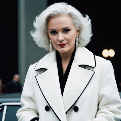 Glamorous Cruella Inspired Fashion Portrait