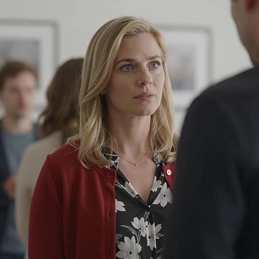 Casual Encounter in a Bright Space