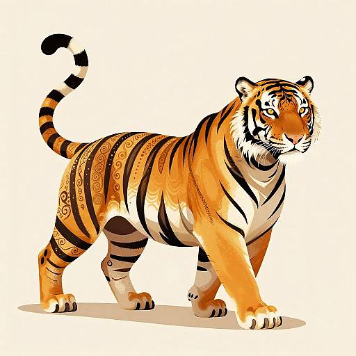 Regal Tiger in Russian Iconography