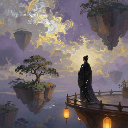 Celestial Scholar on Cloud Terrace