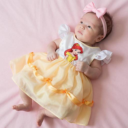 Adorable Disney Princess Newborn Portrait