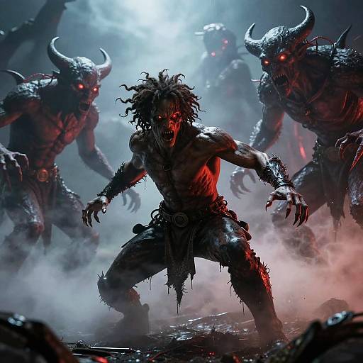 Quincy Morris Battling Supernatural Creatures