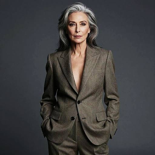 Vogue Style Portrait of Elegant Woman